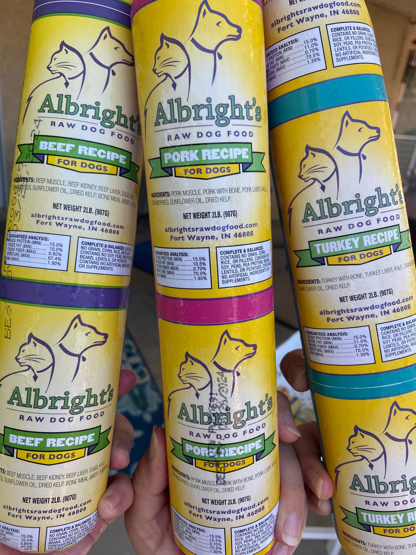 NEW CUSTOMERS ONLY - Mix & Match Raw Pet Food, 8 lb. (4 x 2 lb. rolls)