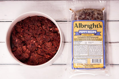 Puppy Formula, Raw Pet Food, 30 lb. Case (30 x 1 lb. rolls)